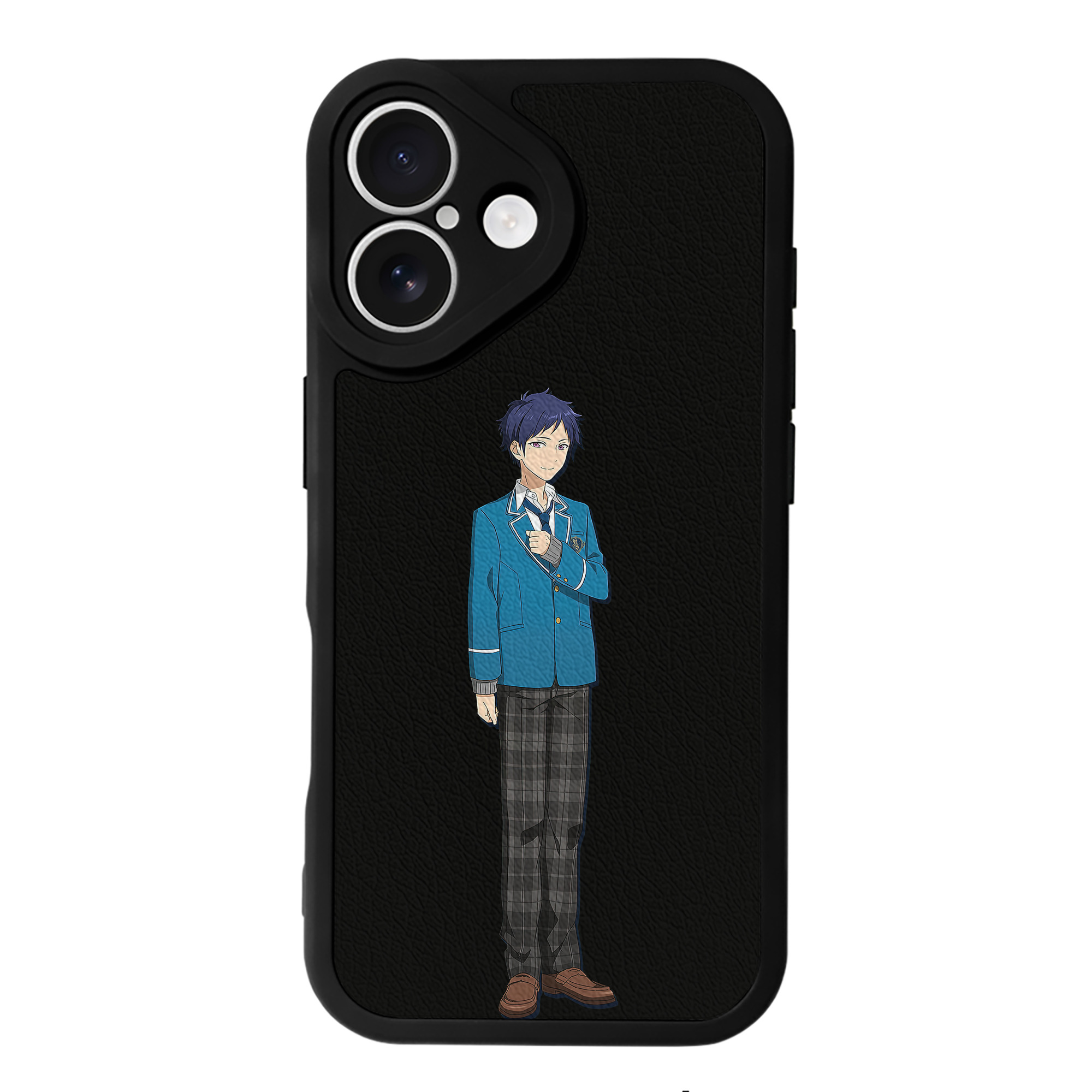 （画像用） あんさんぶるスターズ! Ensemble Stars 【iPhone 16シリーズ対応】シリコンスマホケース（レザー調） 材質：シリコン